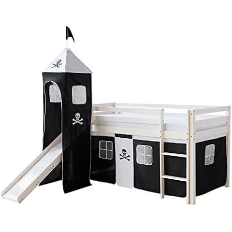 Homestyle4u 1550, Kinder Hochbett Mit Rutsche Cover