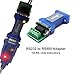 DTech RS232 to RS485 Converter Serial Communication Data Adapter with TX RX LED Indicators and Terminal Board