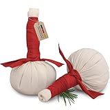 MASSAGE-EXPERT Kräuterstempel ENERGIE Klein [2 Stück je 50 Gramm], Wirkungsvolle Bio-Kräuter, Fest & Griffig, Sanft zur Haut, Herstellung in Deutschland