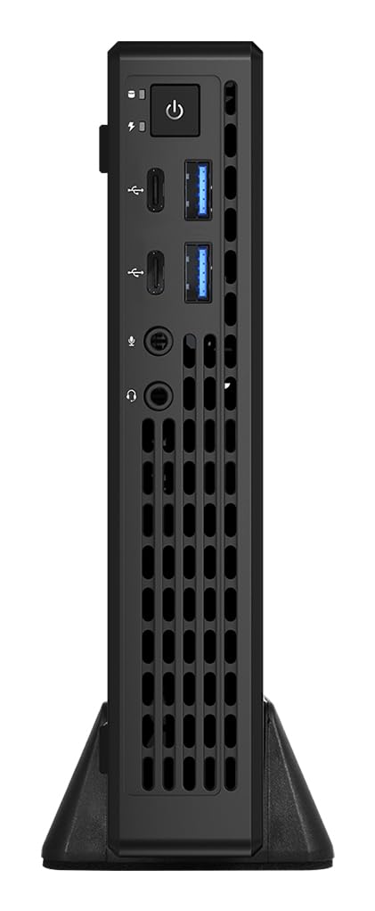 ASRock Jupiter X300 Mini PC Barebone, AMD Socket AM4, DDR4 fino a 64GB, 2.5" HDD & SSD, HDMI, USB-C, Nero