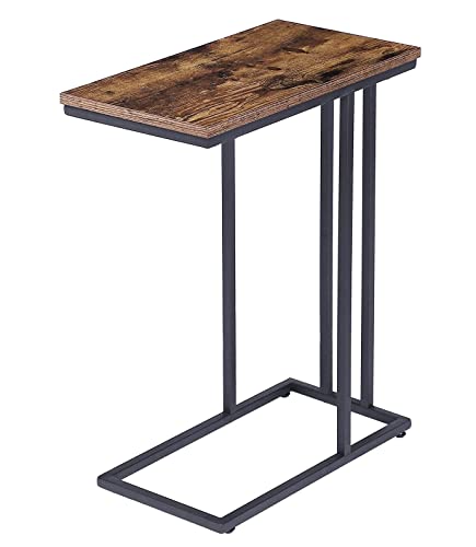 センターテーブルソファテーブル サイドテーブル ソファエンドテーブル コーヒーテーブル 小さいスペース リビングルーム ベッドルーム 背の高い木製アクセント家具 金属フレーム付き コーヒーテーブル ローテーブル (Size : 45*24*63cm)