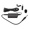 ASHATA Lavalier Lapel Microphone Omnidirectional Clip On Wired Mic for Drum Saxophone Piano, Lightweight Black ABS Material #5