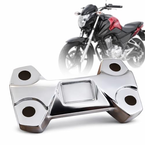 Cadeado Guidão CG 160 Mesa CG 150 Titan Fan Start Trava da Mesa Mesinha Cromada Aço Compatível Moto Honda