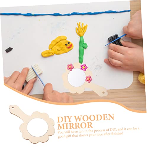 Miroirs bois pour garçon fille FRCOLOR : activité manuelle école - 8