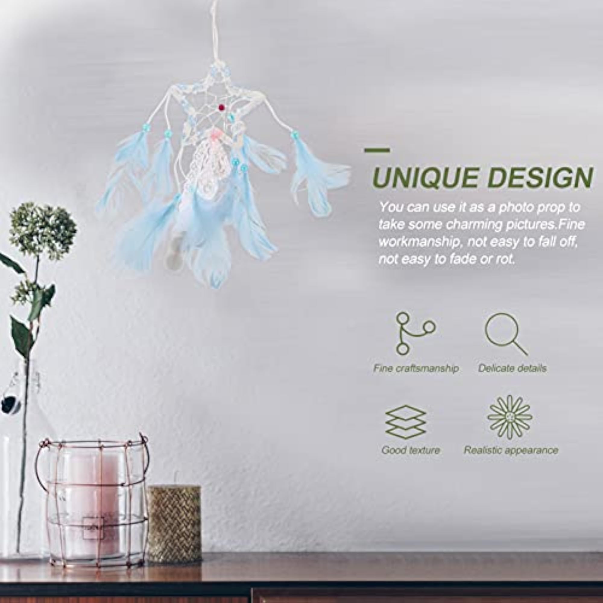 Dream Catcher Handmade LED Light Star Shape
