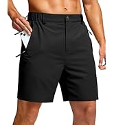 G Gradual Men's Hiking Shorts 7" Lightewight Casual Shorts for Men Quick Dry Stretch Golf Shorts ...