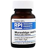 Murashige & Skoog MS Medium with Vitamins, 44 Grams of Powder, Makes 10 Liters of Solution