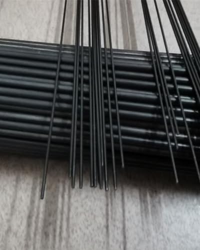 ステンレス鋼線、 20PCS 合金スプリング鋼線、500mm/20インチ ブラックオイル焼き入れ 55 ストレートワイヤー、ワイヤー径 0.6mm-3.5mm(2.0mm)