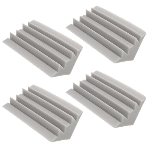 4 piezas Paneles de espuma absorbente de sonido y trampas de graves de baja frecuencia miniatura 1