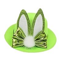 Melyde Oster-Haarschleifen – Hasen-Ei Design, 2 Stück – Ripsband, Für Kinder & Mädchen – Ostergeschenk & Party