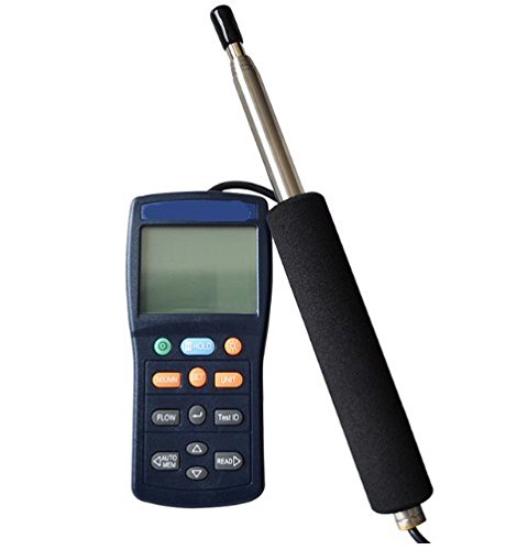 GOWE Fast Response Hot-Wire Anemometer HVAC Air Flow Tester Air Velocity Meter