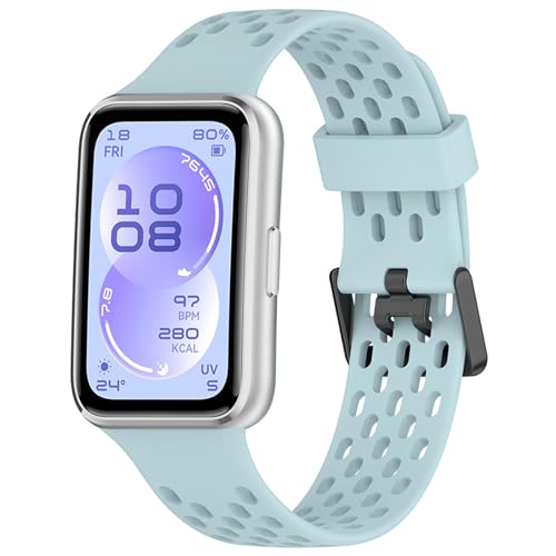 [LICHIFIT] for Huawei Band 11/11 NFC/11 Pro/11 Pro NFC�p�o���h �x���g �ւ��o���h �V���R���� �ʋC�� �ϋv�� �X�|�[�c�o���h �A�N�Z�T���[�i���C�g�u���[�j