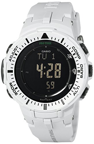 Casio Men's Pro Trek PRG-300-7CR Solar Watch with Off-White Band :  Amazon.sg: Fashion