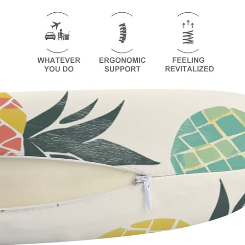 Almohada de espuma viscoelástica para cuello en viaje miniatura 5