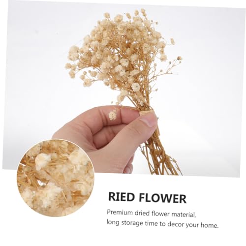6 pcs ramo de flores secas artificiales aspecto natural para decoración miniatura 3