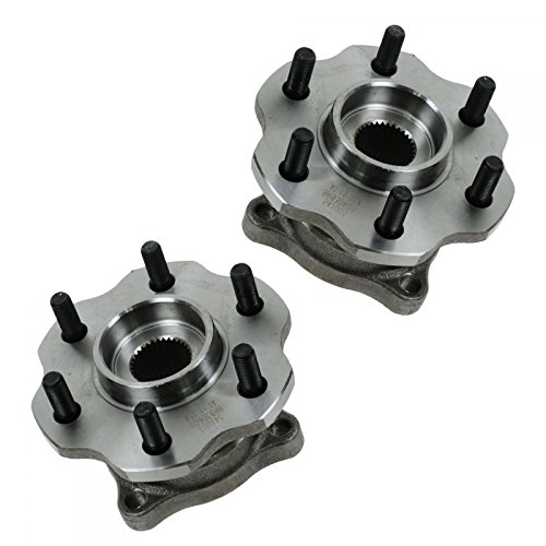 Image of TRQ Rear Left and Right Wheel Bearing and Hub Assembly Set 2 Piece Compatible with 2005-2008 Nissan Armada Mexico Built Models 1st VIN Digit 3 2005-2012 Pathfinder