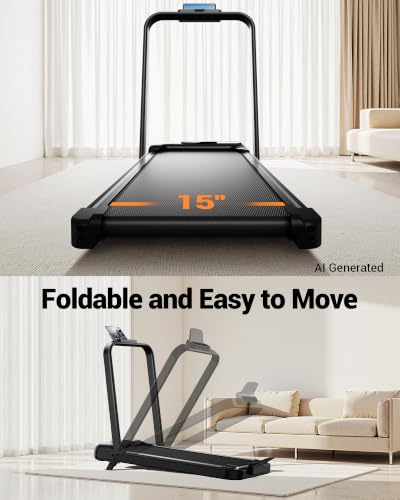 Standing treadmill desk
