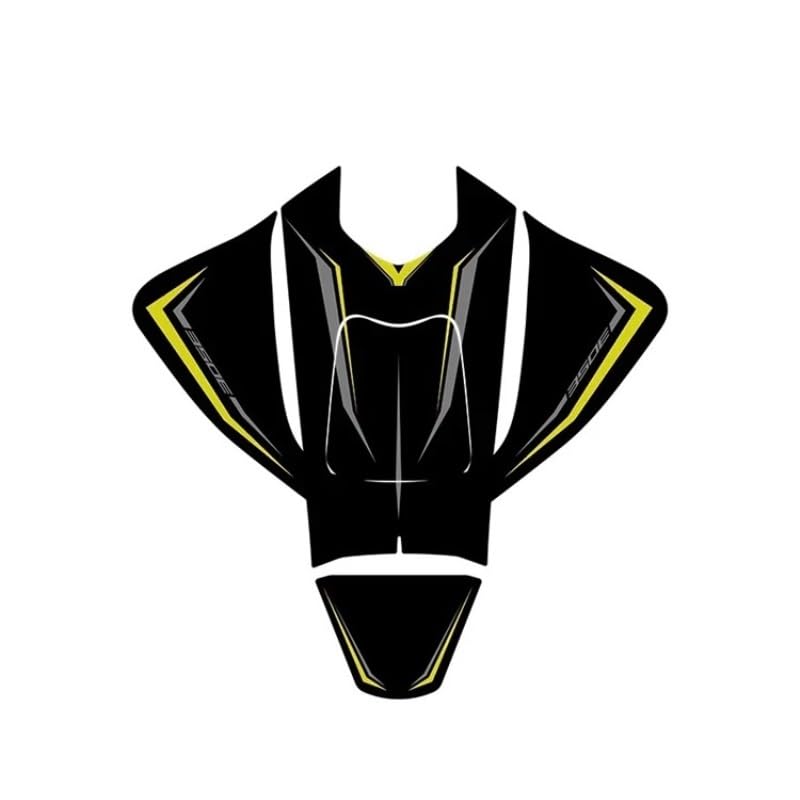 Protection réservoir moto cuir pour 350E adhésif dépoli chic