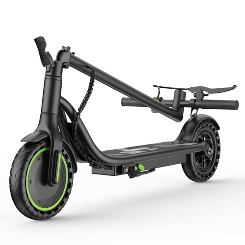 Image of Electric Scooter, 19 MPH, 15 to 21 Miles Long Range, 350W Motor, Foldable E Scooter for Teens Adults Big Kids-Scooter with App, 8.5-inch Tires and Dual Braking