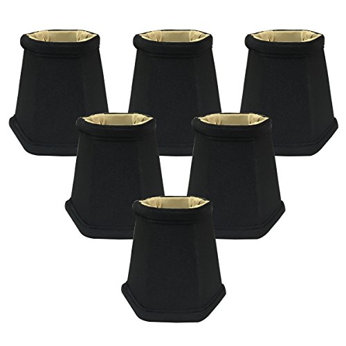 Buy 1 get 1 Royal Designs CS-715BLK/GL-6, Black Hexagon Bell Clip on Chandelier Lamp Shade, Gold, 3 x 5 x 4.5, Set of 6, 6 Piece Get Popular Offer Royal Designs CS-715BLK/GL-6, Black Hexagon Bell Clip on Chandelier Lamp Shade, Gold, 3 x 5 x 4.5, Set of 6, 6 Piece