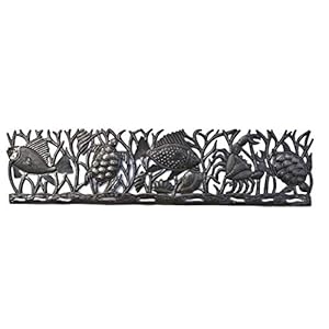   Its-Cactus-Haiti-Sea-Life-Wall-Decor-Over-Door-Hanging-Art-Indoor-or-Outdoor-Beach-Theme-Decorative-Art-Fish-Mermaids-Ocean-Handmade-in-Haiti-32-In-x-8-In-Under-the-Sea