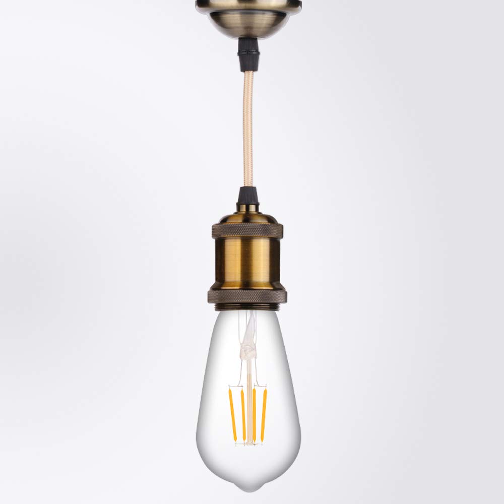 Vintage lampfitting E27 | Koper - - Unieke kwaliteit led