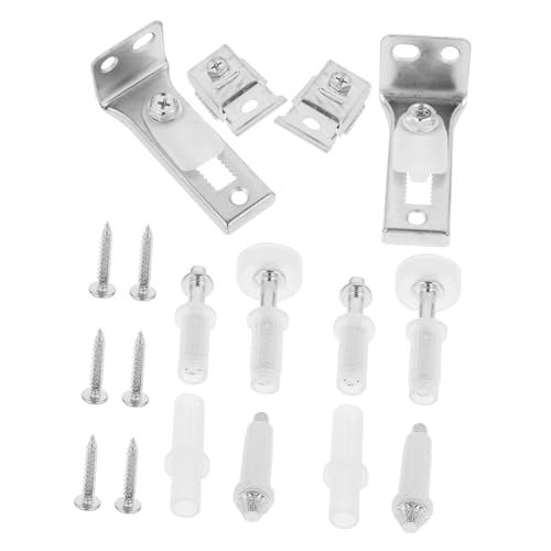 Kit de Herrajes para Puerta Bifold Holibanna 2 Juegos de Rodillos para Puerta Corredera Accesorio Pivote Ajustable para Fácil Instalación