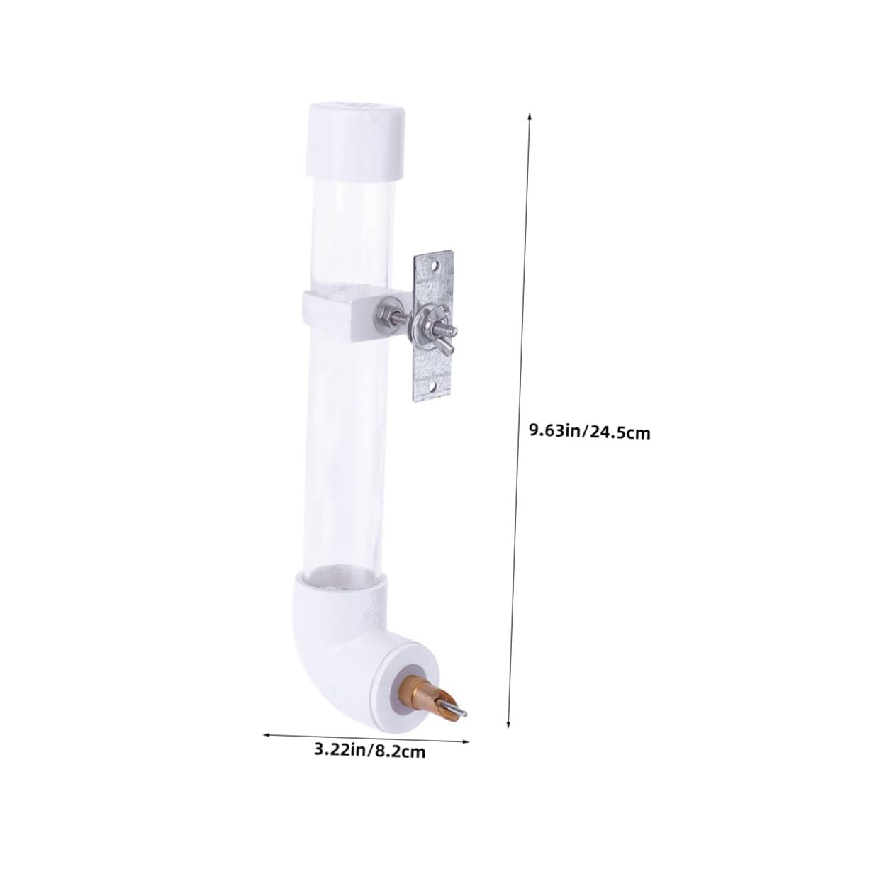 GALPADA Dispensador Automático de Agua para Mascotas Bebedero Colgante para Perros y Pájaros Medianos y Grandes Capacidad Amplia Plástico Duradero Fácil Limpieza y Recarga Instalación