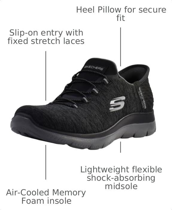 Image of Skechers Women's Summits Dazzling Haze Sneaker