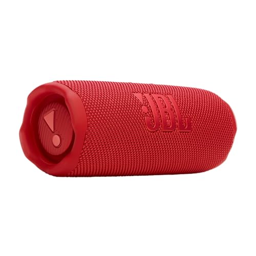Image of JBL Flip 7 Wireless Portable Bluetooth Speaker, 16 Hours Battery Life, IP68 Waterproof, Dust and Shockproof, Pro Sound with AI Boost, Auracast Multi-Speaker Connection, Red
