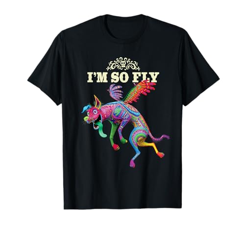 T-shirt Disney and Pixar's Coco Dante I'm So Fly, Preto, S