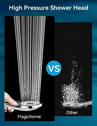 Magichome High Pressure Shower Head with 5 Different Modes, Universal Power Showerhead for Low Water Pressure