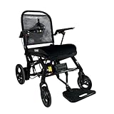 Pride Jazzy Carbon Ultra Lite | Ultra-Lightweight Folding Electric Wheelchair | Carbon Fibre Travel Mobility Chair | Compact, Portable, Flight-Safe Power Chair for Adults