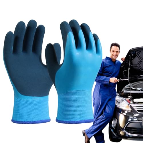 Genérico de trabajo de invierno – 1 piar anticongelante frío | Glloves de pesca de invierno | cómodos térmicos para jardinería, limpieza, lavado de coches
