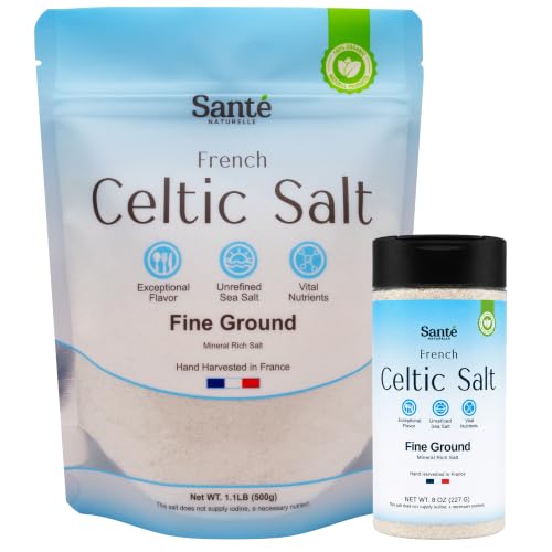 Sante Naturelle Celtic Salt Organic Fine Ground Bundle
