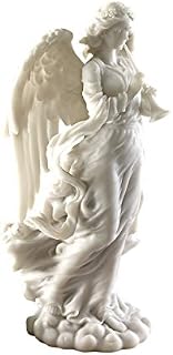 Design Toscano Trumpeting Cathedral Angel Bonded Marble Resin Statue