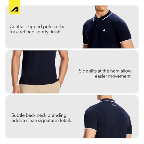 Image of Boldfit Polo Tshirts Shirts for Men Breathable Moisture-Wicking Regular Fit Anti-Static Fabric Quick-Dry & Durable Soft Lightweight Polo Tee for Casual Wear, Sports & Everyday Use