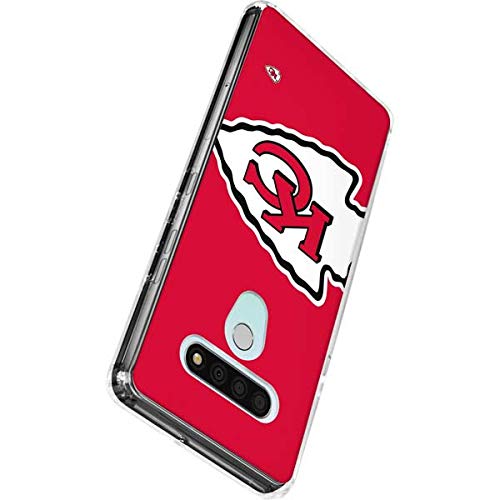 Skinit Clear Phone Case Compatible with LG Stylo 6 - Officially Licensed NFL Kansas City Chiefs Large Logo Design