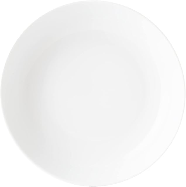Rayware 0146.005 Milan Coupe Pasta Bowl 21cm, Porcelain,White