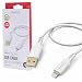 Produktbild Hama Ladekabel Flexible USB A auf Lightning, Silikon, 1,5m (iPhone Ladekabel, Lightning Kabel, iPhone 14 13 12 11 Pro Max Plus mini SE XS Max XR X 8 7, iPad Pro Air mini, MFI zertifiziert) weiß