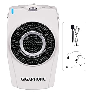 GIGAPHONE G100S 30W Portable Voice Amplifier with Microphones