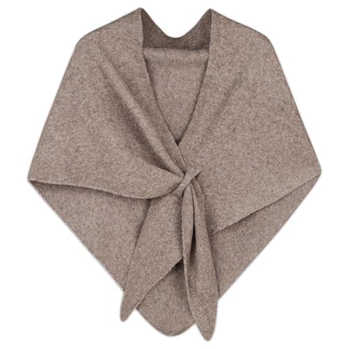 EXTREE Scarfs for Women Pashmina Silky Shawl Wrap for Evening Dressing Blanket Open Front Poncho Cape