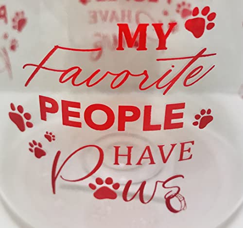 CGT BPA-Free Plastic Airtight Dog Cat Pet Treat & Food Storage Containers Canisters Jars Red Royal Blue My Favorite People Have Paws A House Is Not A Home Without Paw Prints (Set of 2) CGT BPA-Free Plastic Airtight Dog Cat Pet Treat & Food Storage Containers Canisters Jars Red Royal Blue My Favorite People Have Paws A House Is Not A Home Without Paw Prints (Set of 2)