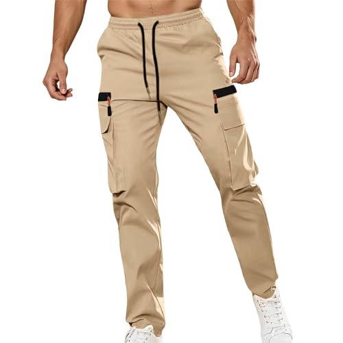 Pantalon de loisirs pour homme décontracté et coupe droite