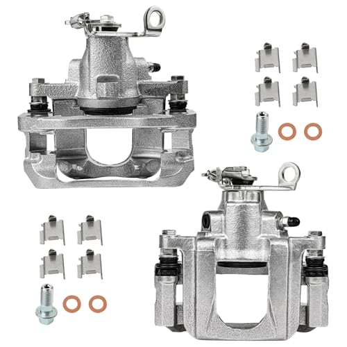 Image of SCITOO Rear Left+Right Brake Calipers With Bracket 18B5177 18B5176 Compatible For Dodge Journey 2009-2012