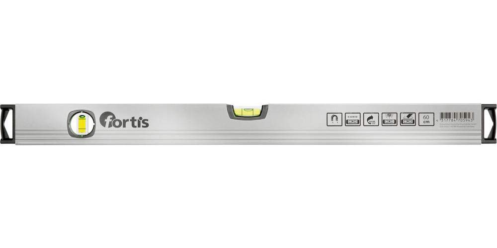 FORTIS Nivel de burbuja magnético LM 60 cm
