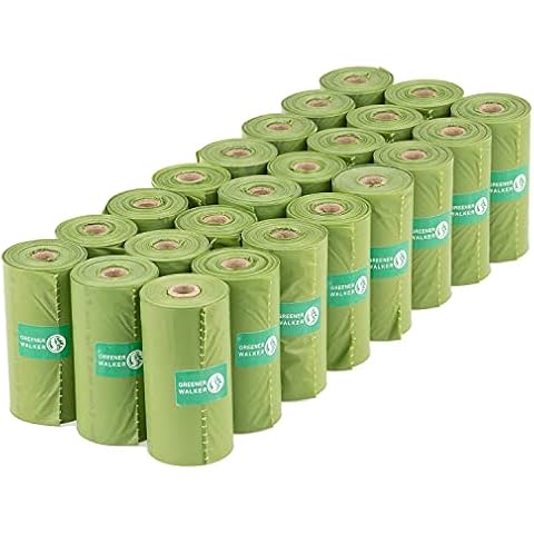 Dog Waste Bags, Extra Thick and Strong Poop Bags for Dogs, Guaranteed Leak-Proof, 15 Dog Poop Bags per Roll Dog Poop Bags (360 Pieces Cover