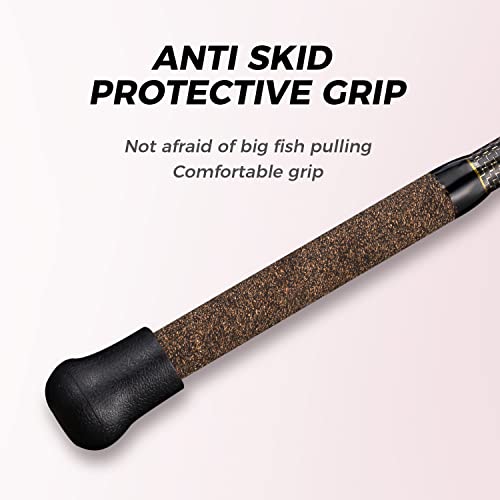 Image of BERRYPRO Surf Rod Pure Carbon Surf Spinning Rod Graphite Surf Fishing Rod (9' /10' /11' /12') (9'-Spinning-2pc)