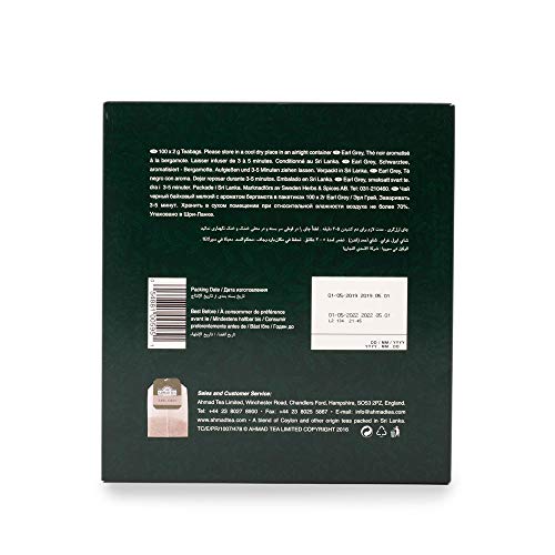 Ahmad Tea 100 Pack , Earl Grey, 1200 Count, (Pack Of 12) (595-12) #TOP3