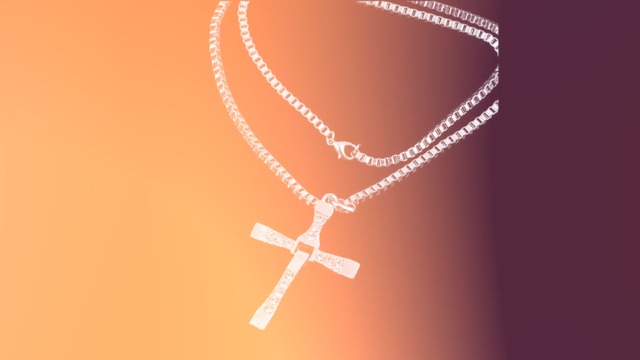 BANY JIMÉNEZ Dominic Toretto Necklace with Small Diamonds Silver